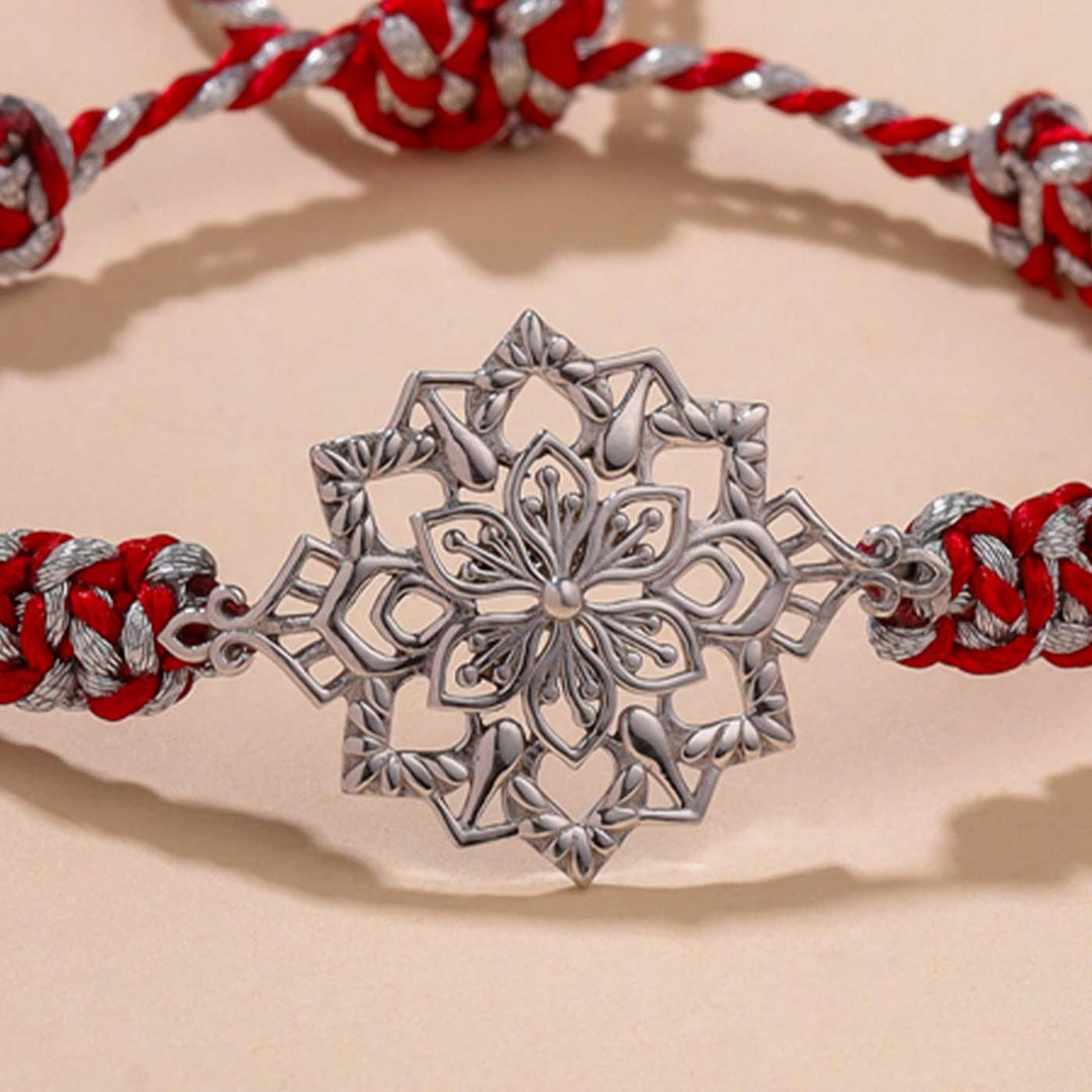 Handmade Modern Odisha Filigree Silver Rakhi For Brother