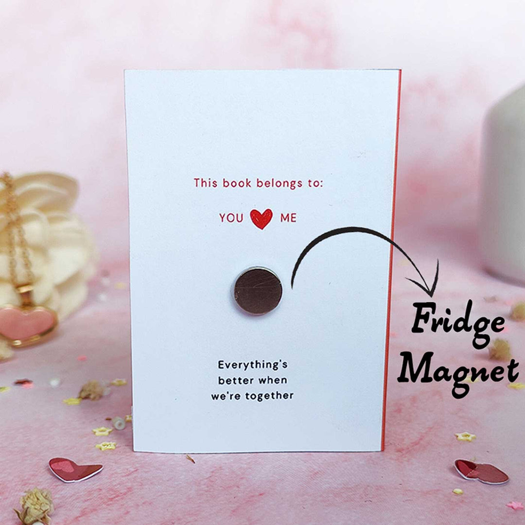 11 Pc | Love Story in a Matchbook Magnet With Mini Polaroids | Valentine’s Gifting
