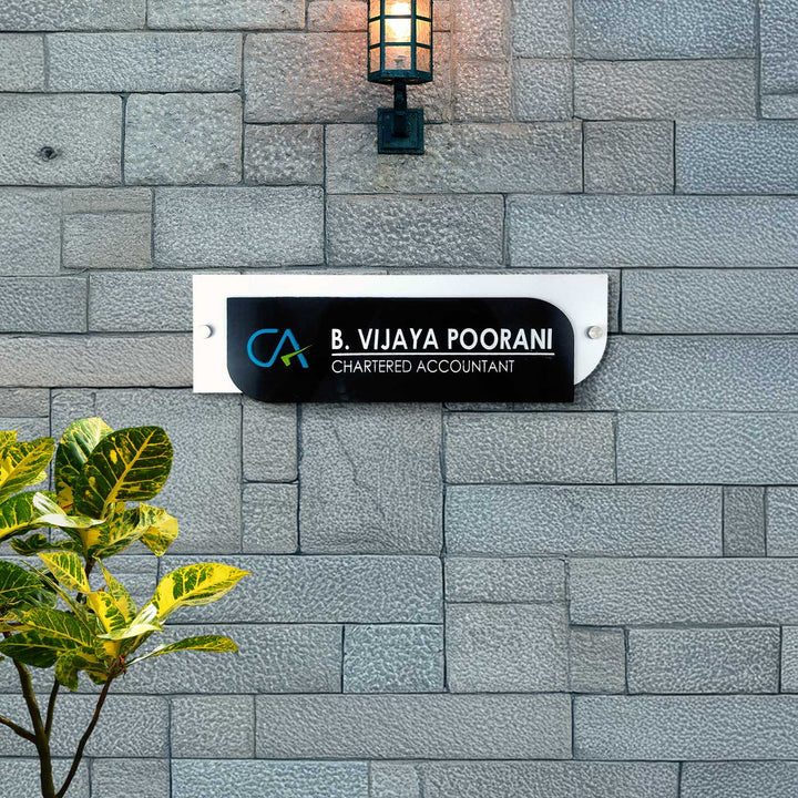 Personalized CA Profession Acrylic Name Plate