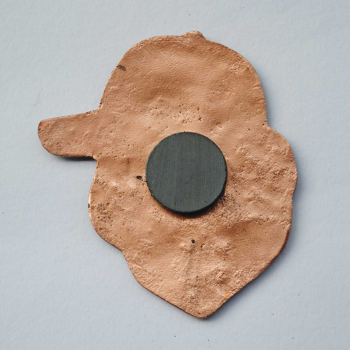 Handmade Cool Guy Copper Enamel Fridge Magnet