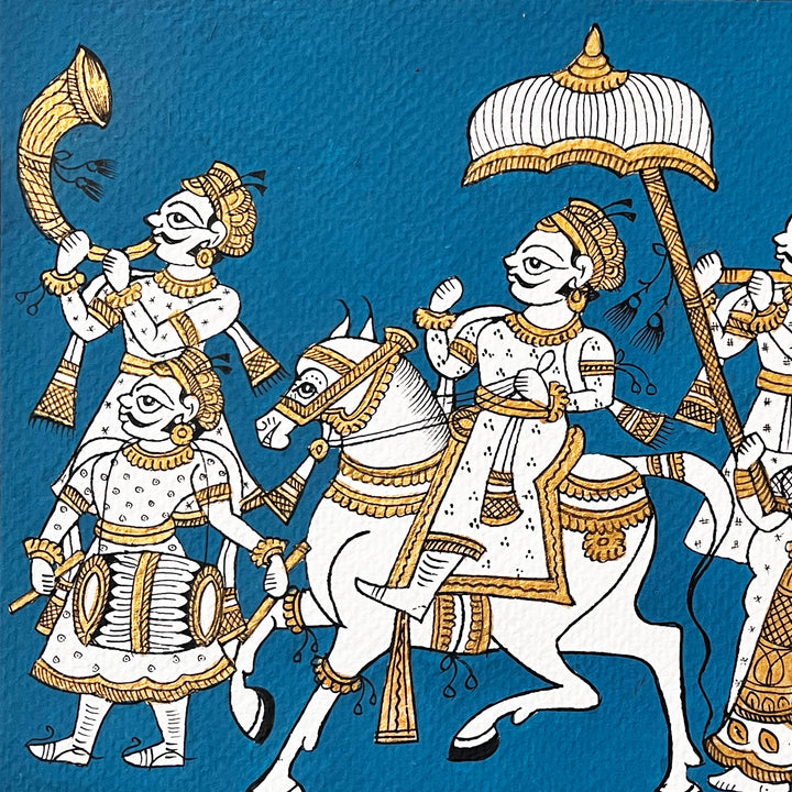 11 X 7.5 Inch | Doli Paper Phad Painting