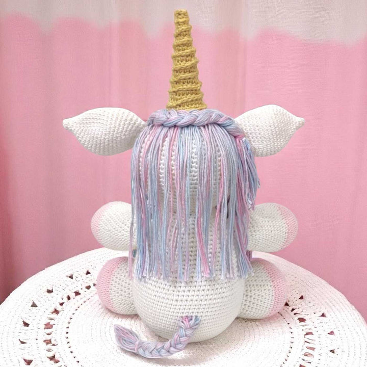 Handmade Crochet Unicorn Photo Frame for Kids