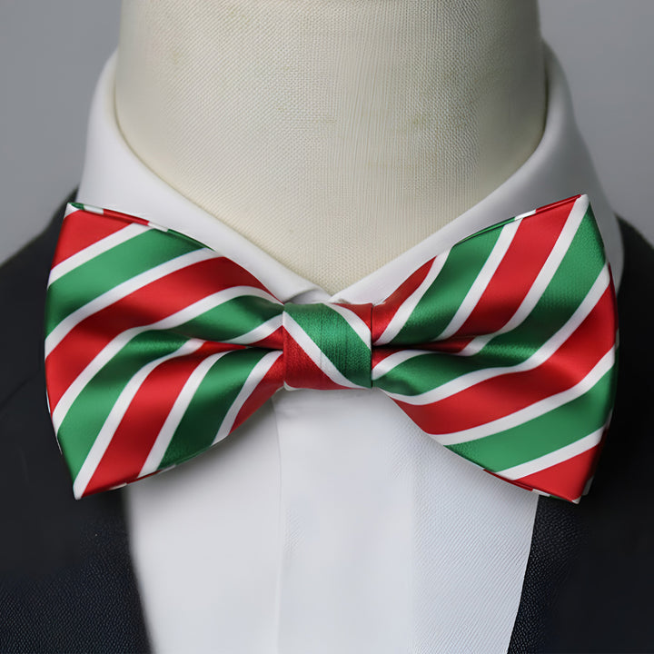 Candy Cane Theme Bow Tie