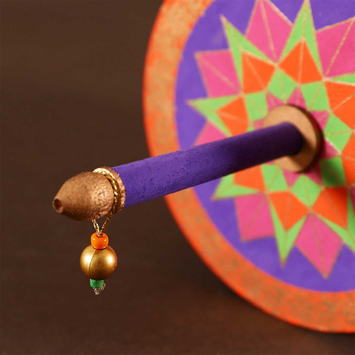 Handmade Charkhi Shape Paper Gift Box