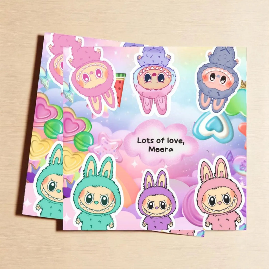 Personalized Labubu Theme Organize & Gift Hamper For Girls