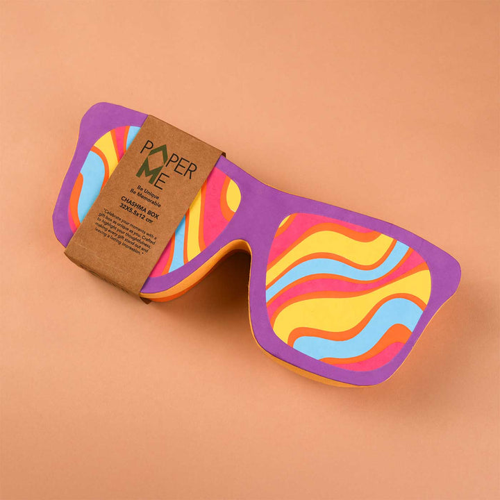 Handmade Chashma Design Paper Gift Box