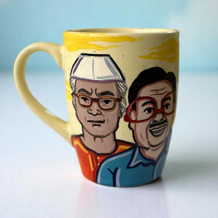 Photo Personalized Hand-Painted Pop Art Illustrated Caricature Mug | 300 ML