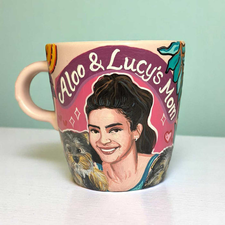 Photo Personalized Hand-Painted Pop Art Illustrated Caricature Mug | 300 ML