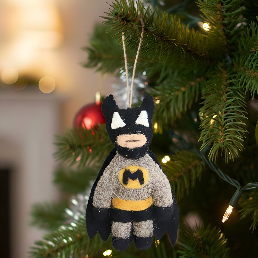 Batman Felt Ornament For Christmas Tree Decoration