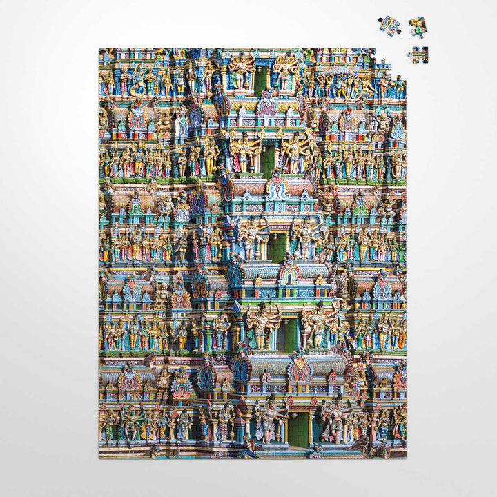 Gopura | The Pinnacle Art & Architecture Puzzle | 500 Pieces