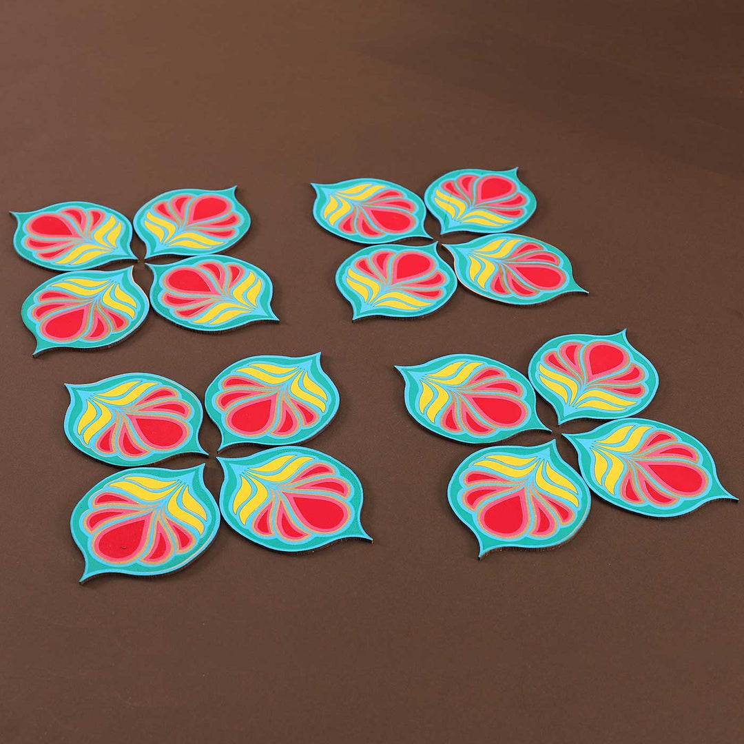 Handmade Tarangmala Motif Paper Rangoli