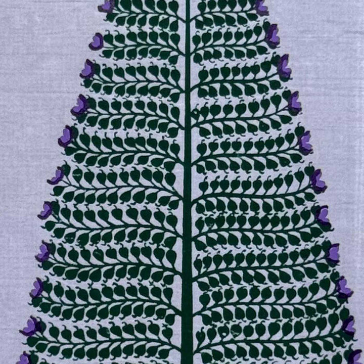 16 X 6 Inch | Handmade Tussar Silk Tree Of Life Painting