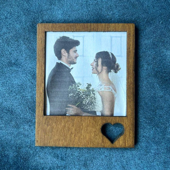 Personalized Love Theme Wooden Fridge Magnet | Set Of 3