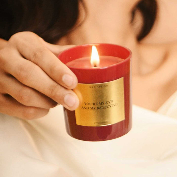 Hand Poured You’re My End And My Beginning Lavender Haze Scented Soy Wax Candle