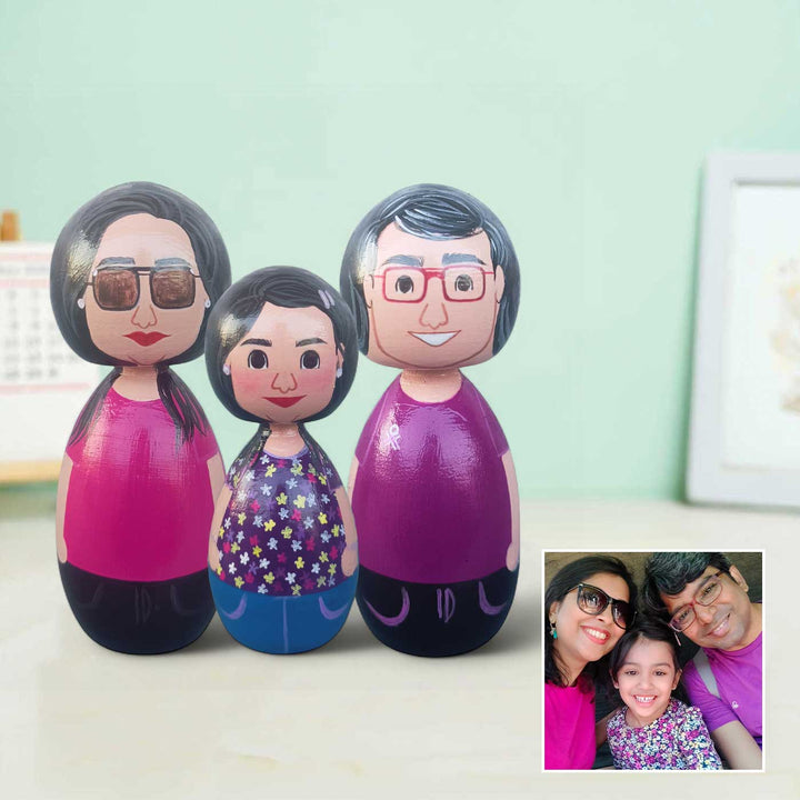 Photo Personalized Wooden Peggy Doll