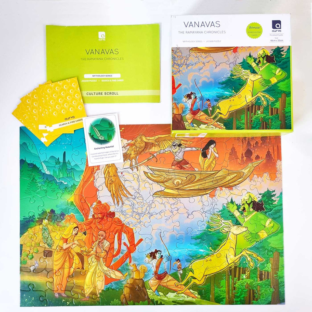 Vanavas | The Ramayana Chronicles Mythology Puzzle | 100 Pieces