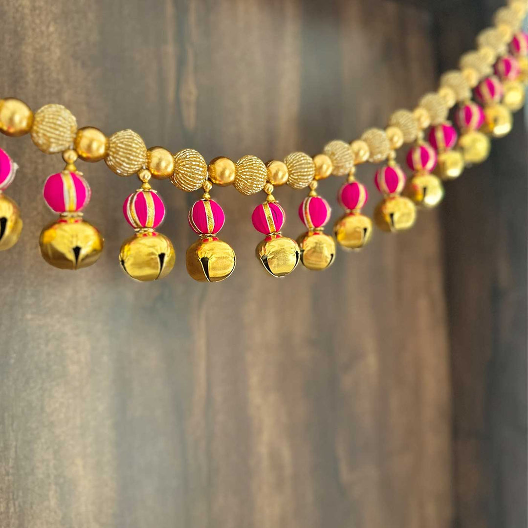 Handmade Moti & Ghungroo Toran For Festive Decor