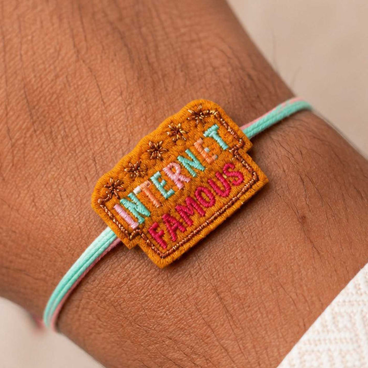 Handmade Reusable "Internet Famous" Felt Rakhi For Brother