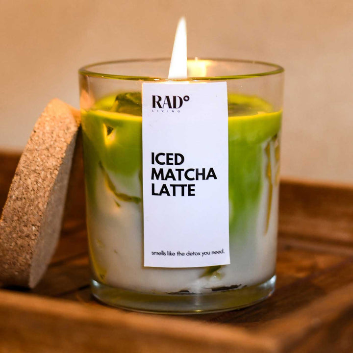 Hand Poured Iced Matcha Latte OG Scented Soy Wax Candle