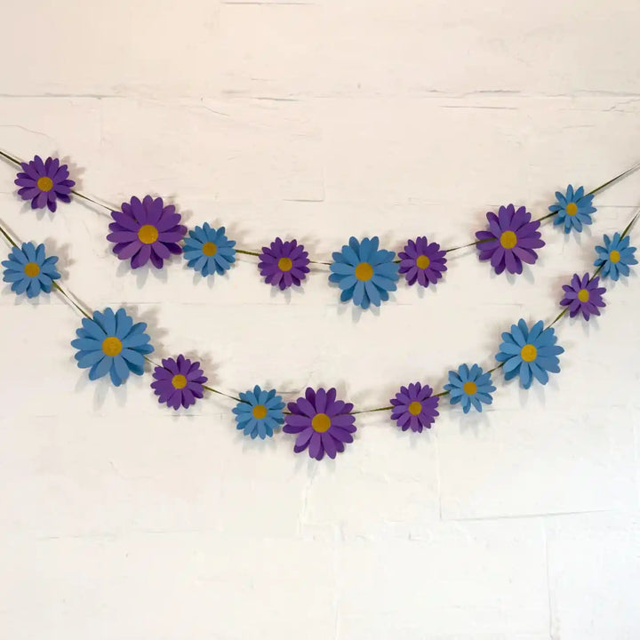 Eco-Friendly Daisy Design Paper Bunting