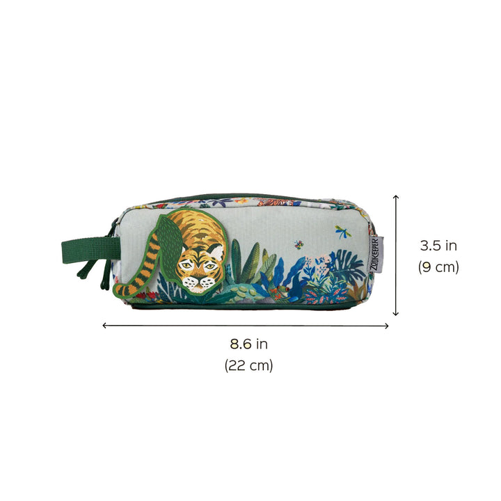 A Canopy In Kanha Theme Water-Resistant Kids Pencil Pouch