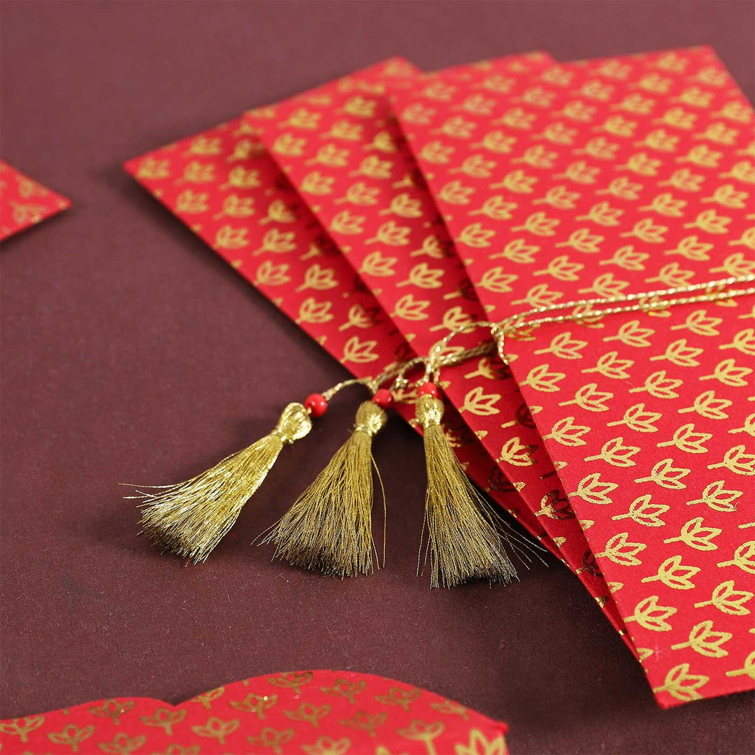 Personalized Handmade Bud Paper Envelopes | Set Of 10