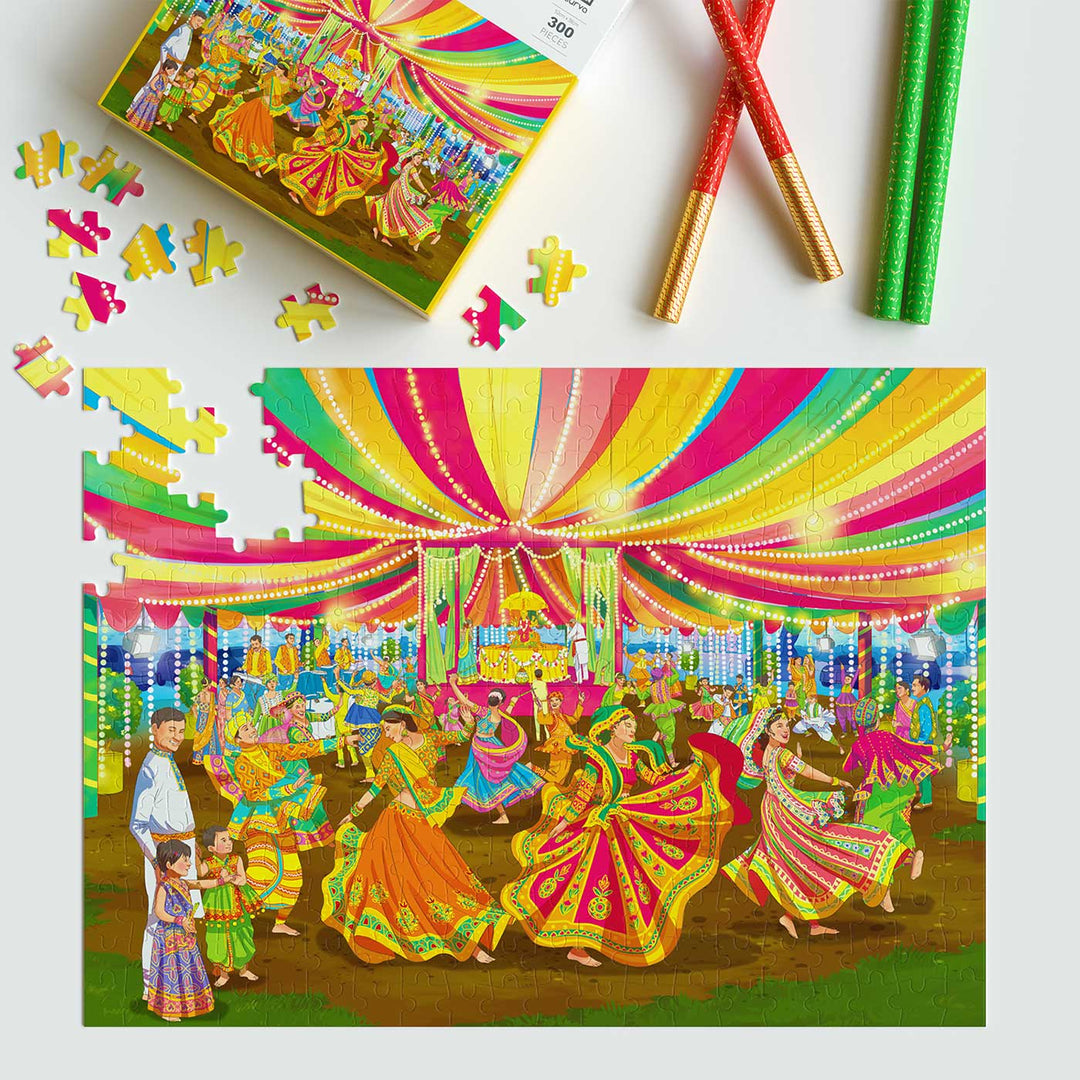 Garba | The Dance of Reverence Culture Puzzle | 300 Pieces