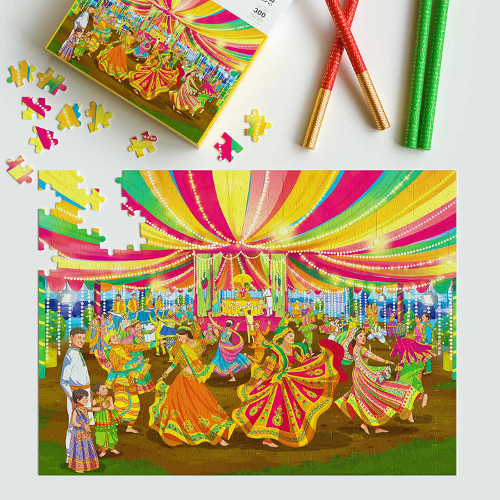 Garba | The Dance of Reverence Culture Puzzle | 300 Pieces
