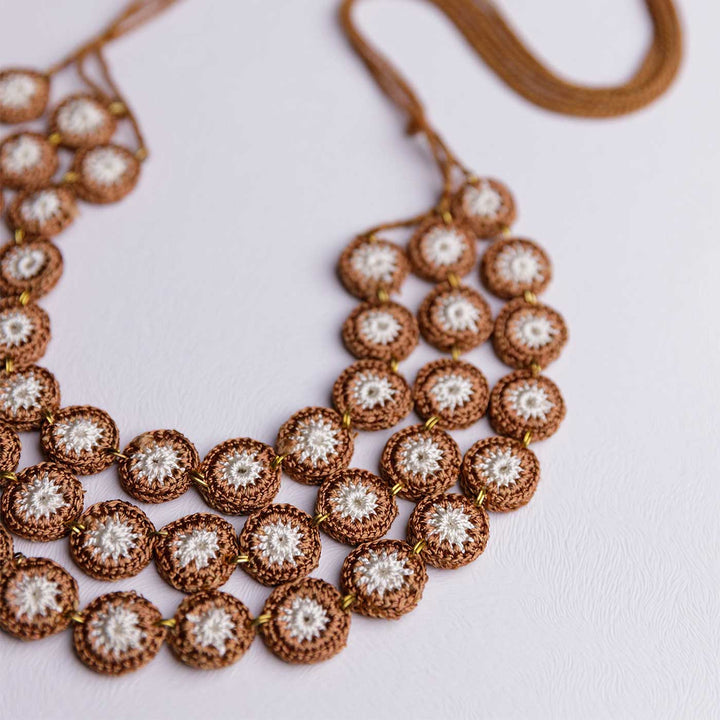 Handmade Crochet Earth Mausam Necklace