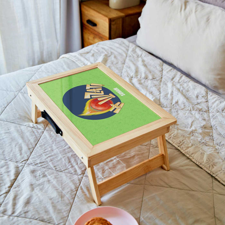 Personalized Cricket Buzz Theme Wooden Foldable Desk