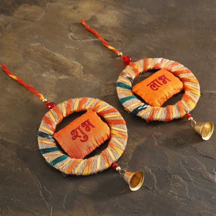 Handmade Moli Shubh Labh MDF Wood Hanging