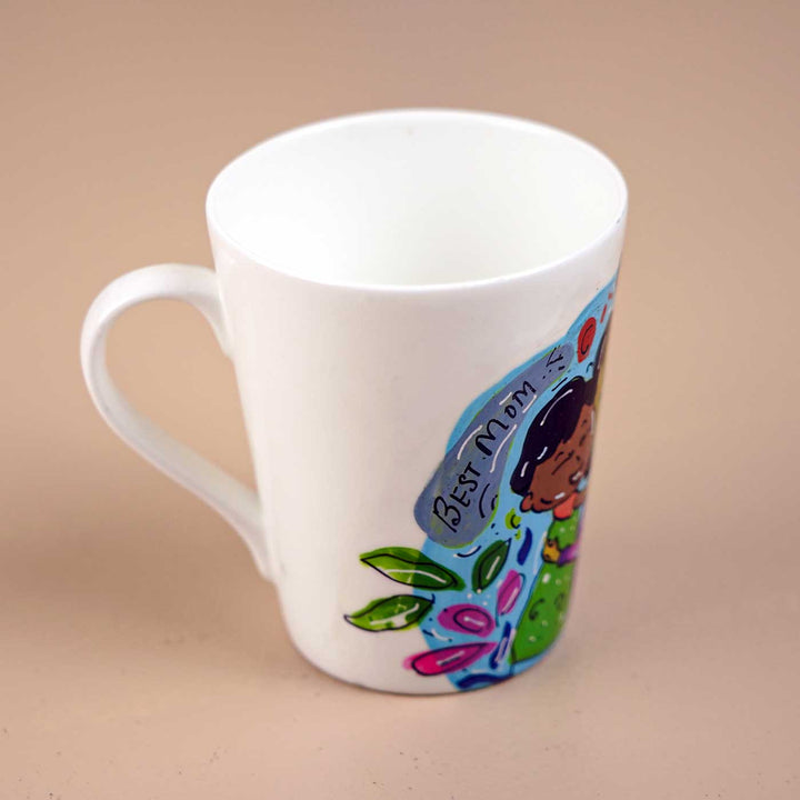 Personalized Hand-Painted Mom And Son Theme Ceramic Mug