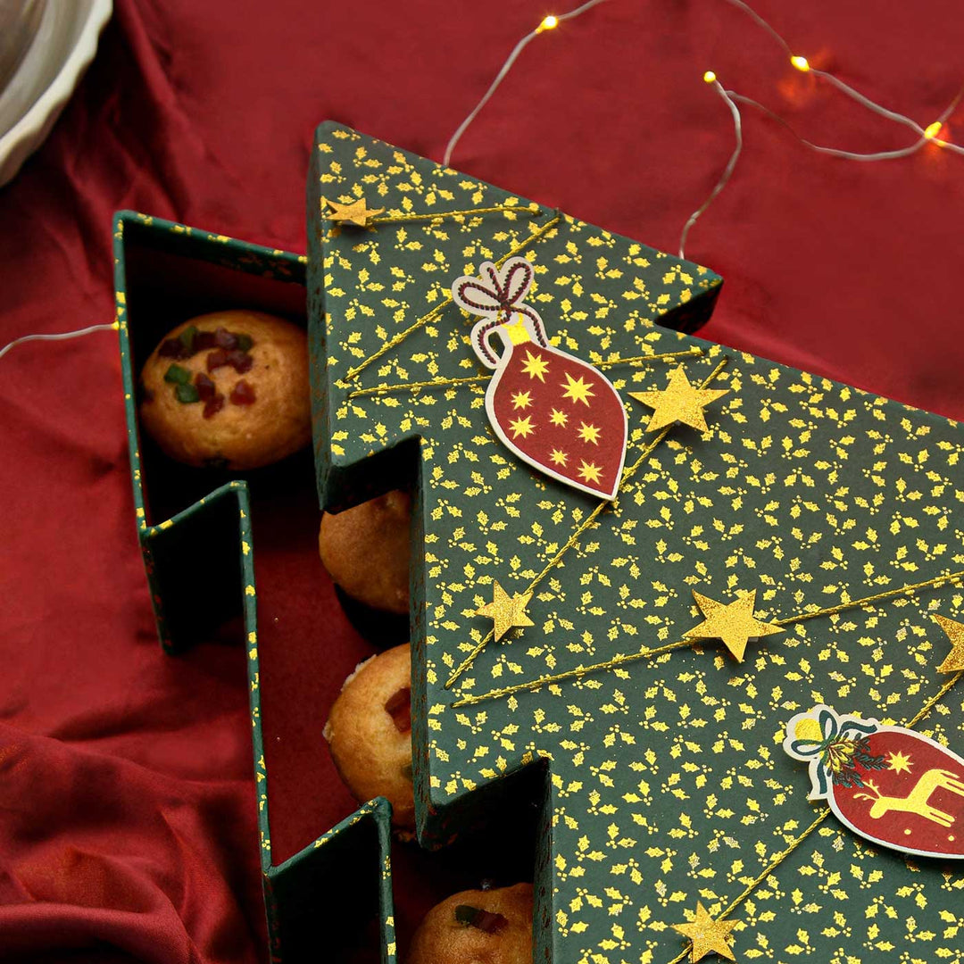 Handmade Tree Shaped Paper Gift Box