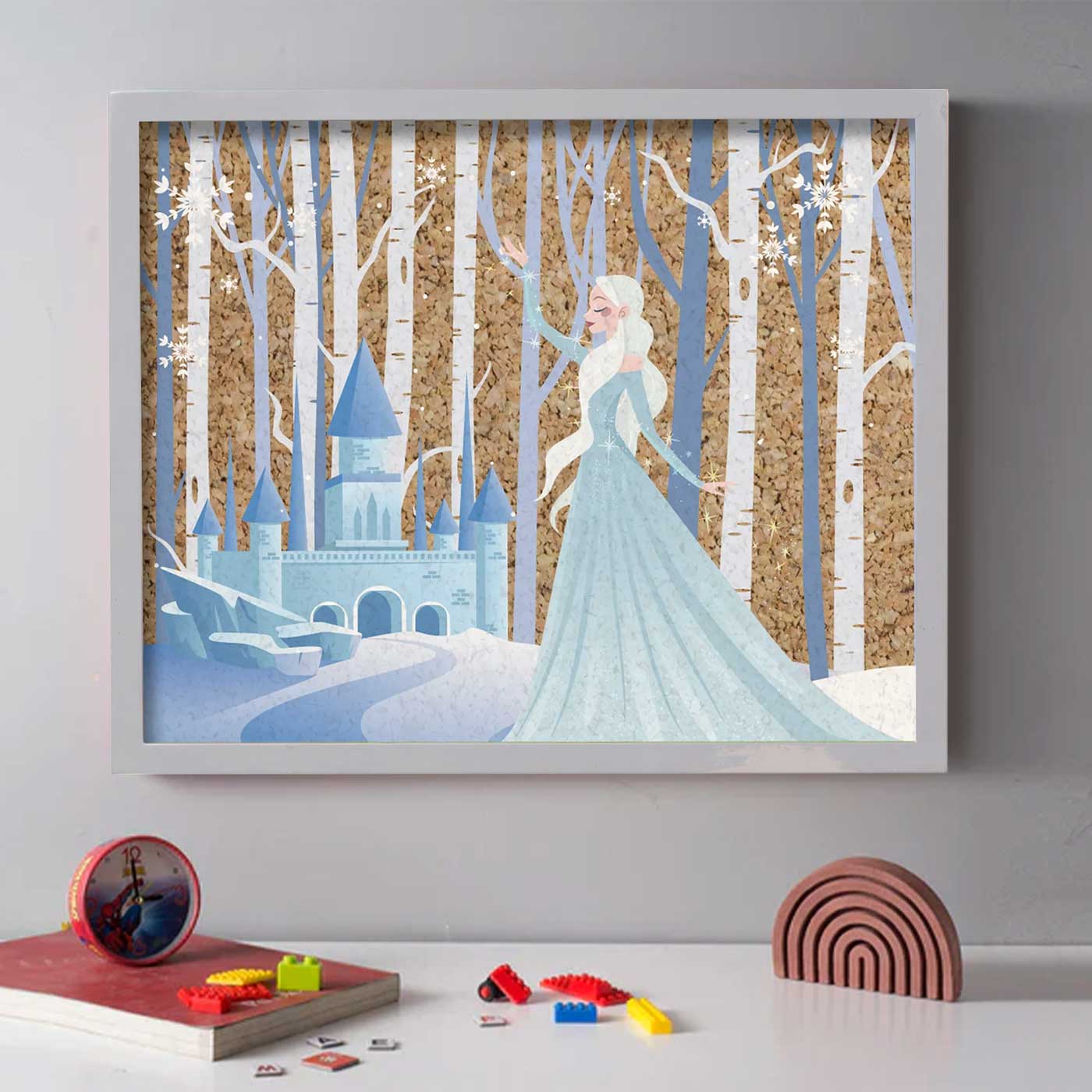 Buy Handmade Frozen Princess Wooden Pinboard For Kids Online On Zwende