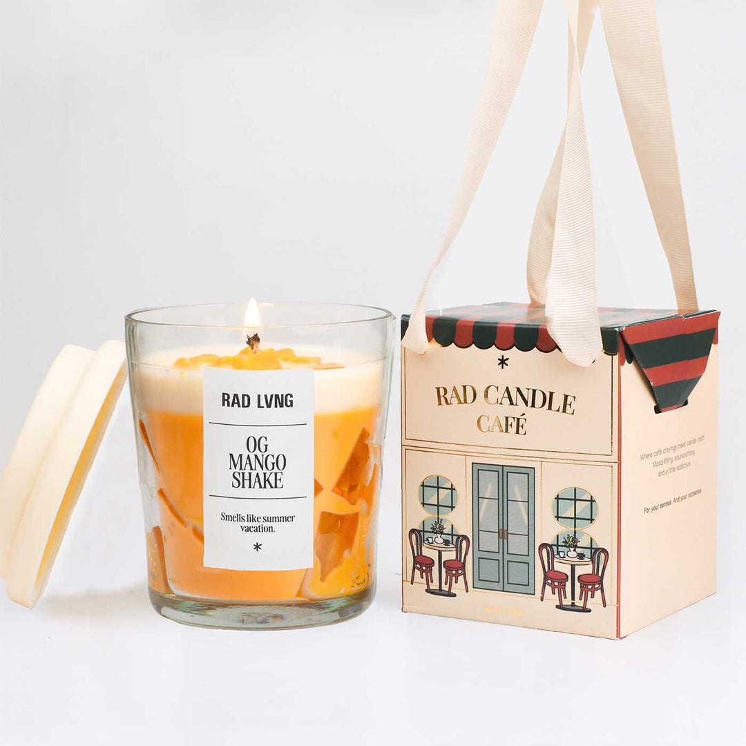 Hand Poured OG Mango Shake Grande Scented Soy Wax Candle