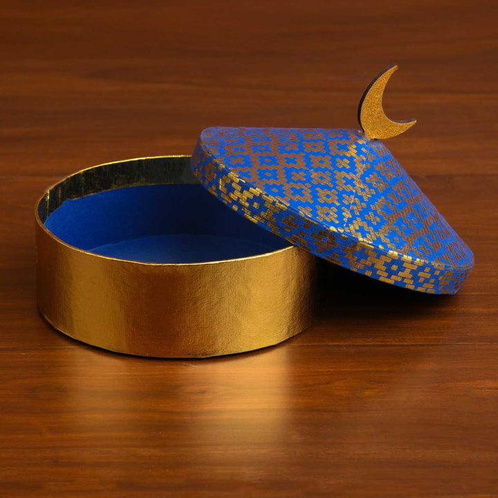Handmade Chand Round Shape Paper Gift Box