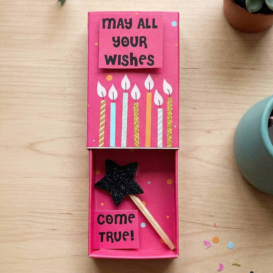Handmade Birthday Theme Paper Fridge Magnet