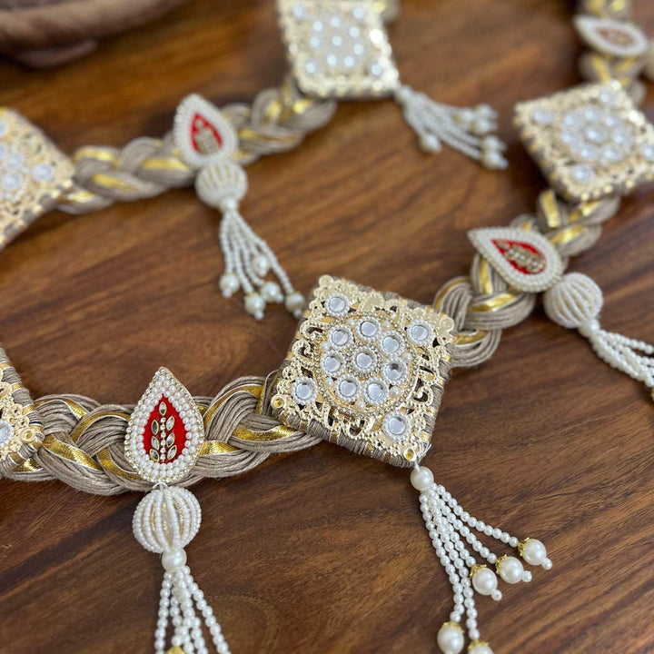 Handmade Beaded Belt Design Jute Toran