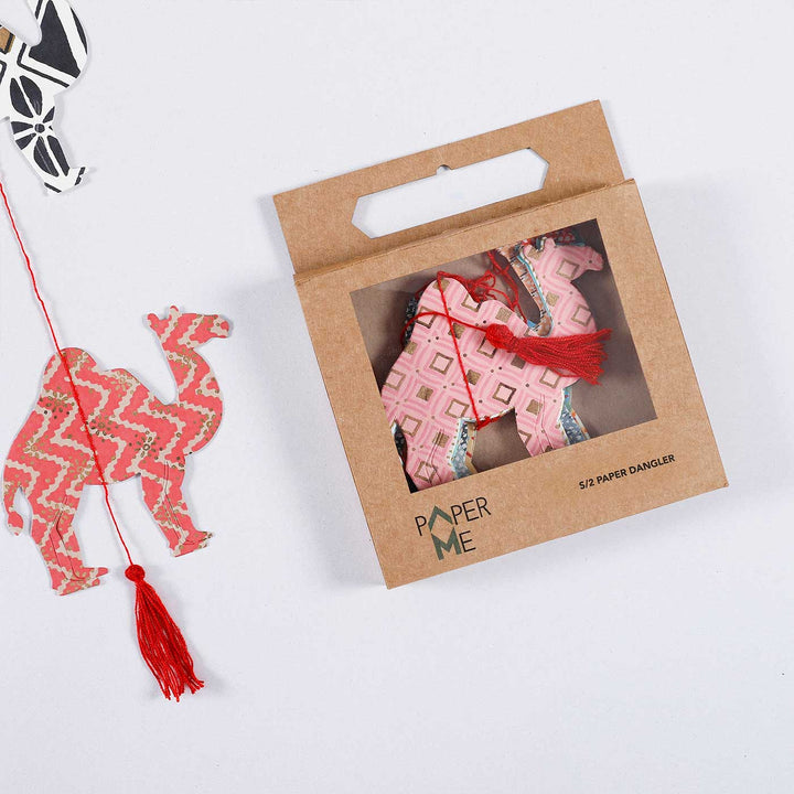 Handmade Camel Design Paper Hanging