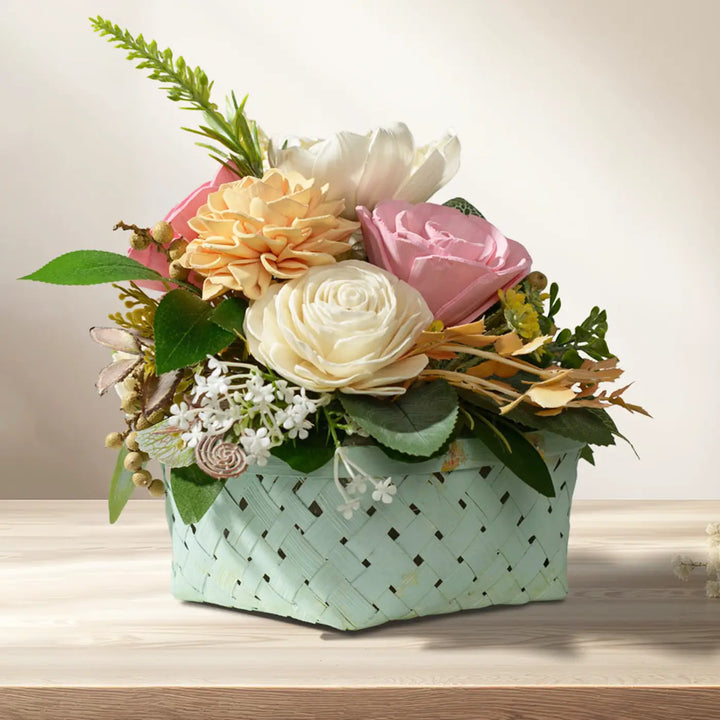 Handmade Gul Tokari Shola Flower Centerpiece