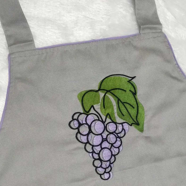 Personalized Embroidered Grapefruit Theme Apron