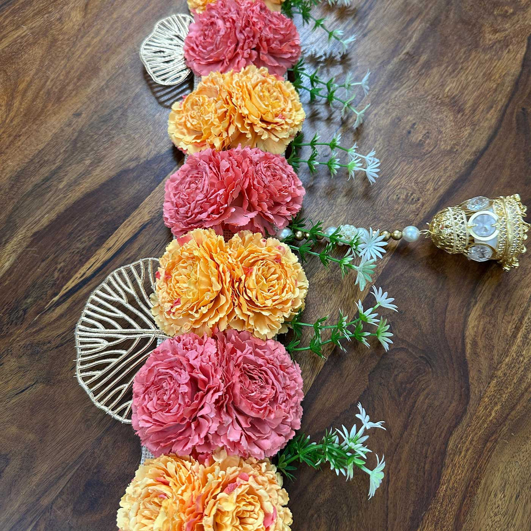 Handmade Floral LED Design Jute Toran