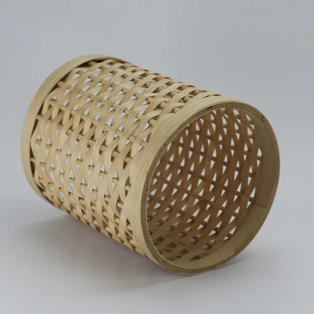 Handmade Bamboo Weaving Sunrise Design Table Lamp