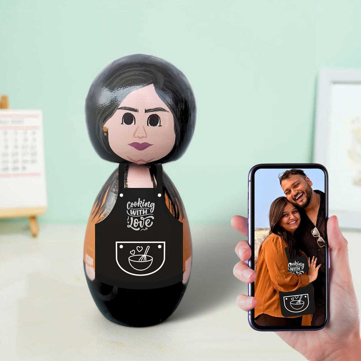 Photo Personalized Wooden Peggy Doll