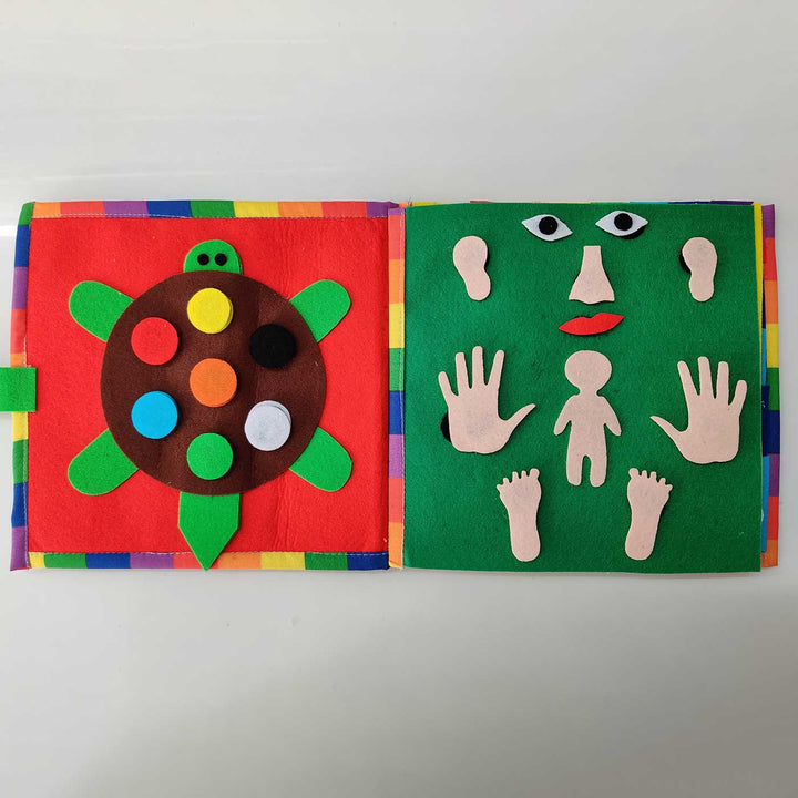 Personalized Colourful Busy Board Book for Toddlers
