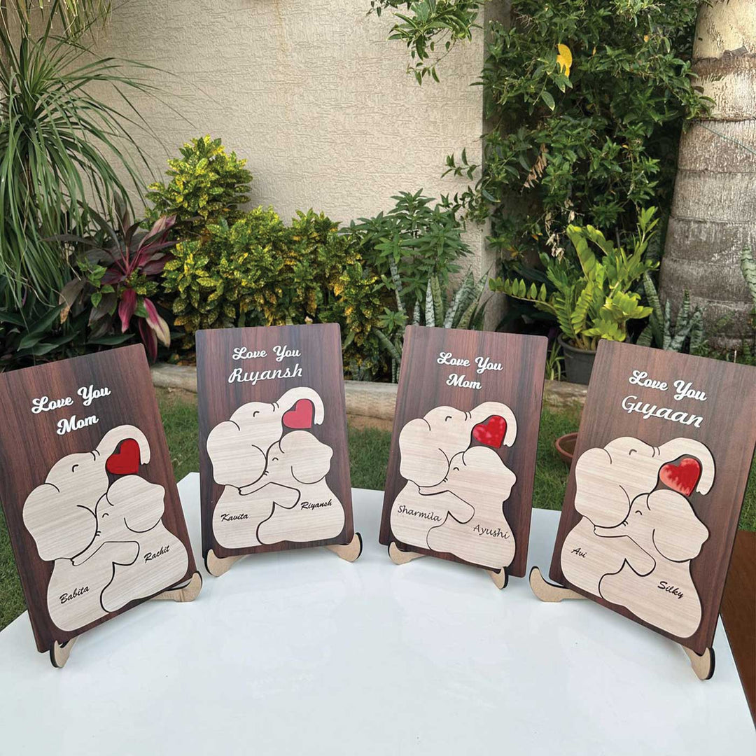 Personalized Mother's Day Theme Wooden Decorative Plaque