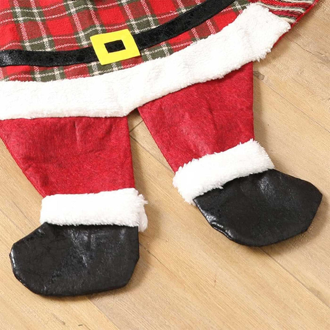 Personalized Handmade Holiday Hug Christmas Tree Skirt | 42 Inches