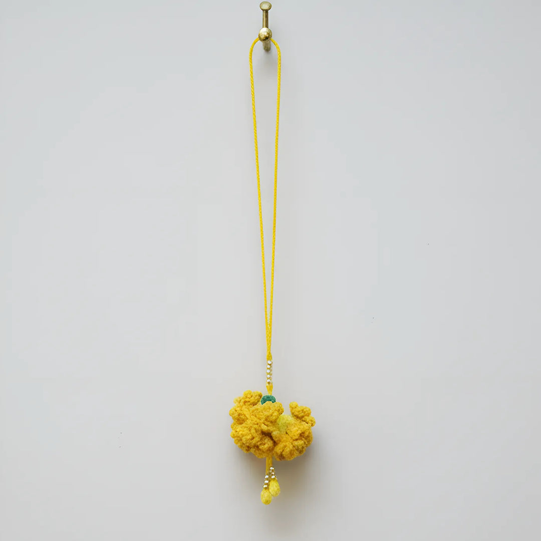 7 Inch | Handmade Crochet Marigold Hanging