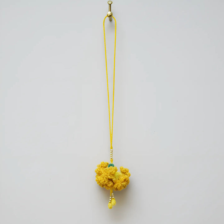 7 Inch | Handmade Crochet Marigold Hanging