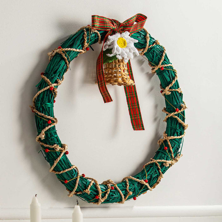 Lightweight Handmade Banana Rope Hope Wreath